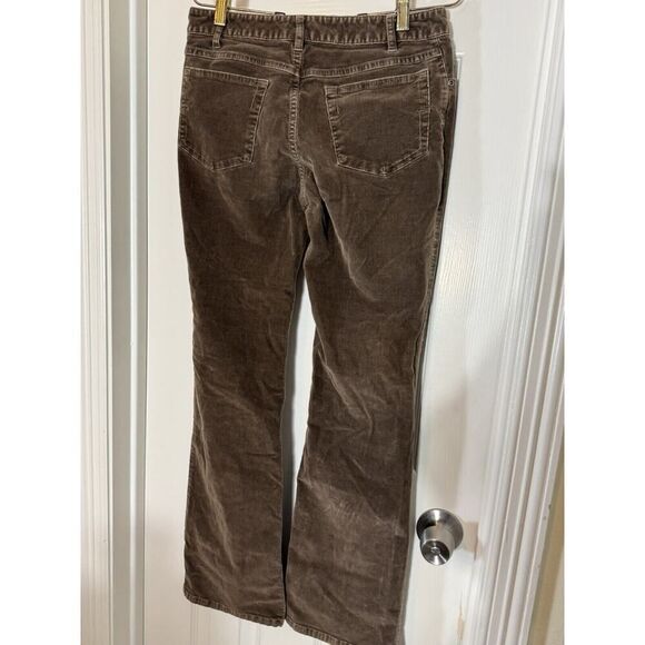 J. JILL Women's Corduroy Pants Size 2 Brown Cotton Stretch Boot Cut Clean Girl - Picture 5 of 5